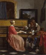 Gabriel Metsu The Music Lesson (nn03) china oil painting reproduction